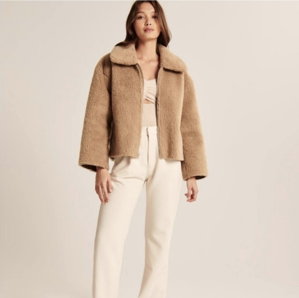 Abercrombie Shearling Trucker Jacket